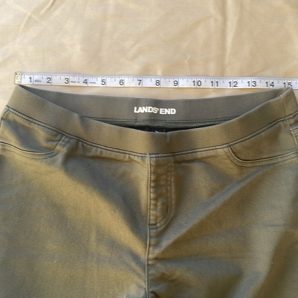 Lands' End Olive Jeggings - Picture 4 of 6